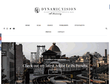 Tablet Screenshot of dynamicvisionphotography.com